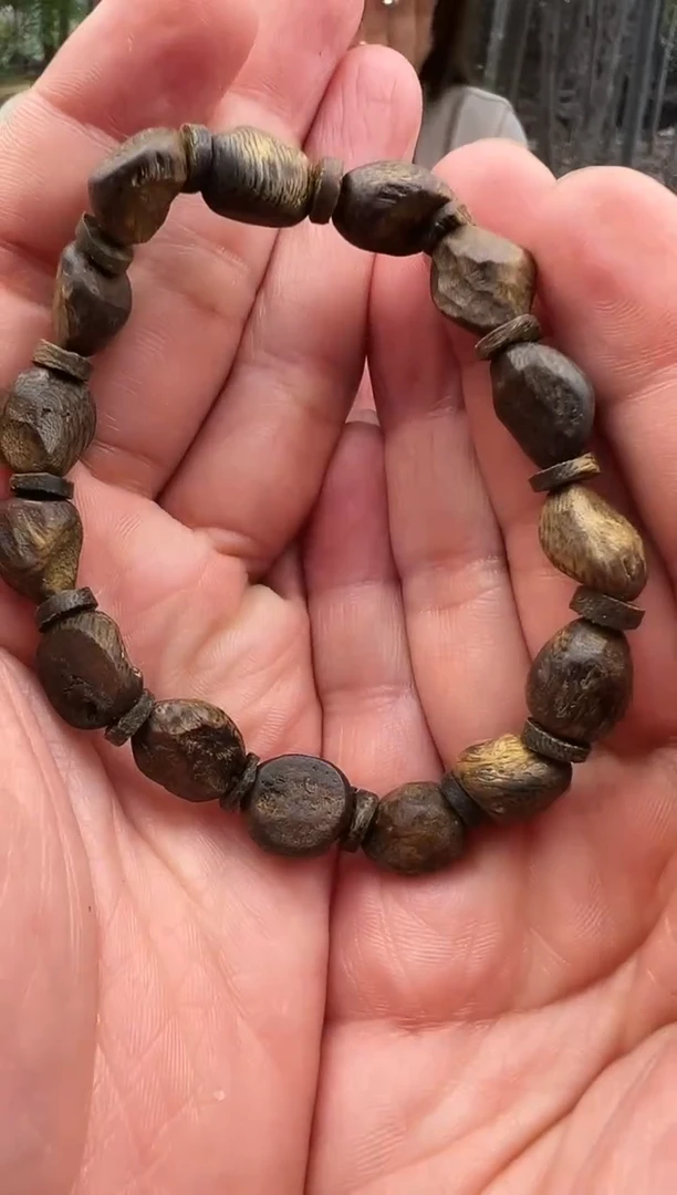 【闪购商品】沉香手串奇楠沉水单圈包壳保10克发一条 收藏级