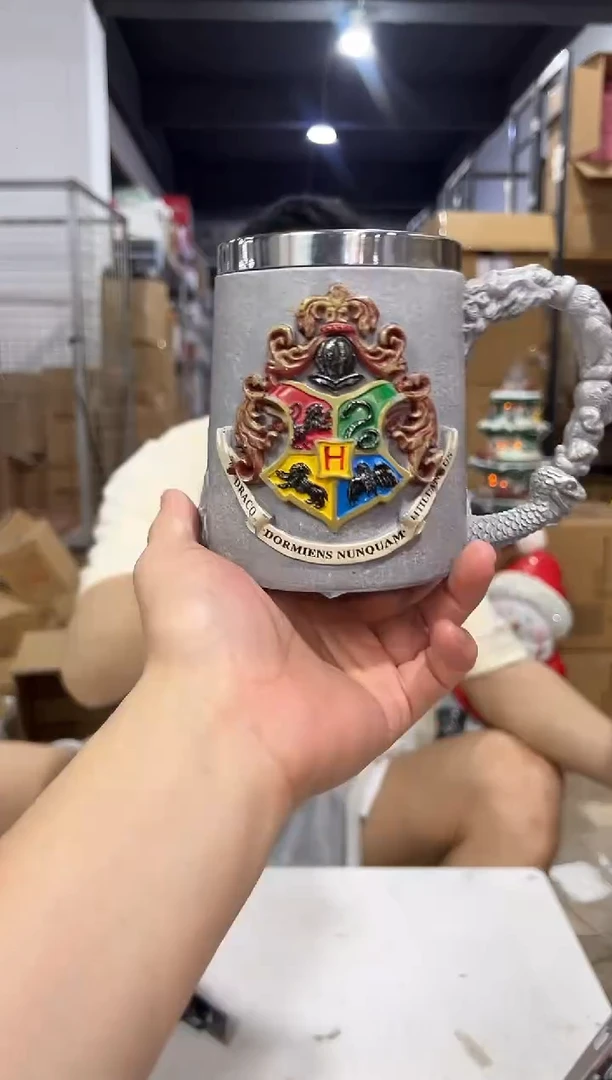 瓷片哈利波特城堡杯