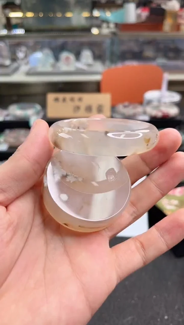 未镶嵌手镯石英质玉52圈口 （赠品镯心）31