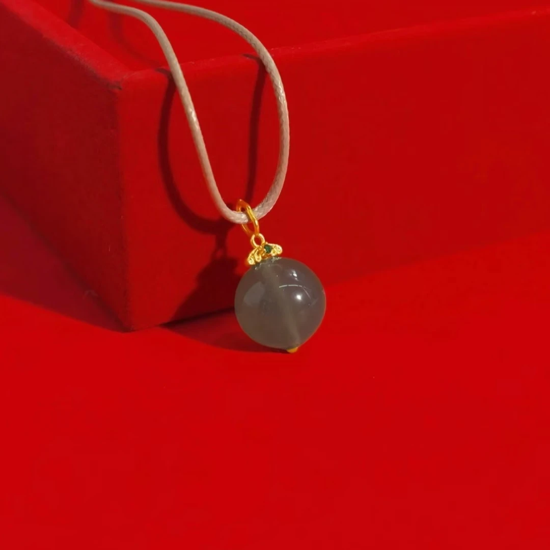 BM-S237一株定乾坤玛瑙合金镶嵌吊坠（赠绳子）