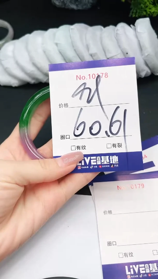 未镶嵌手镯翡翠10178