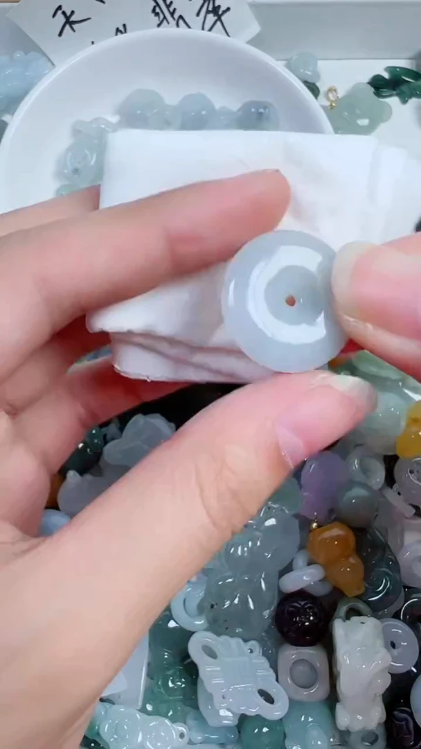 散珠翡翠44号链接,A货翡翠