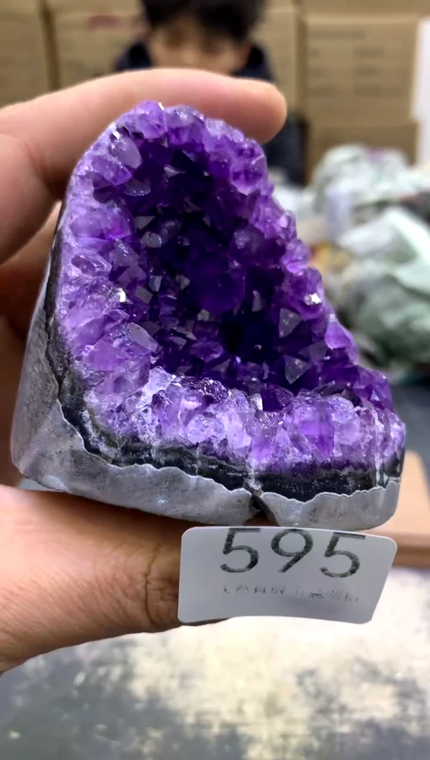 【闪购商品】水晶摆件未镶嵌天然紫水晶摆件595