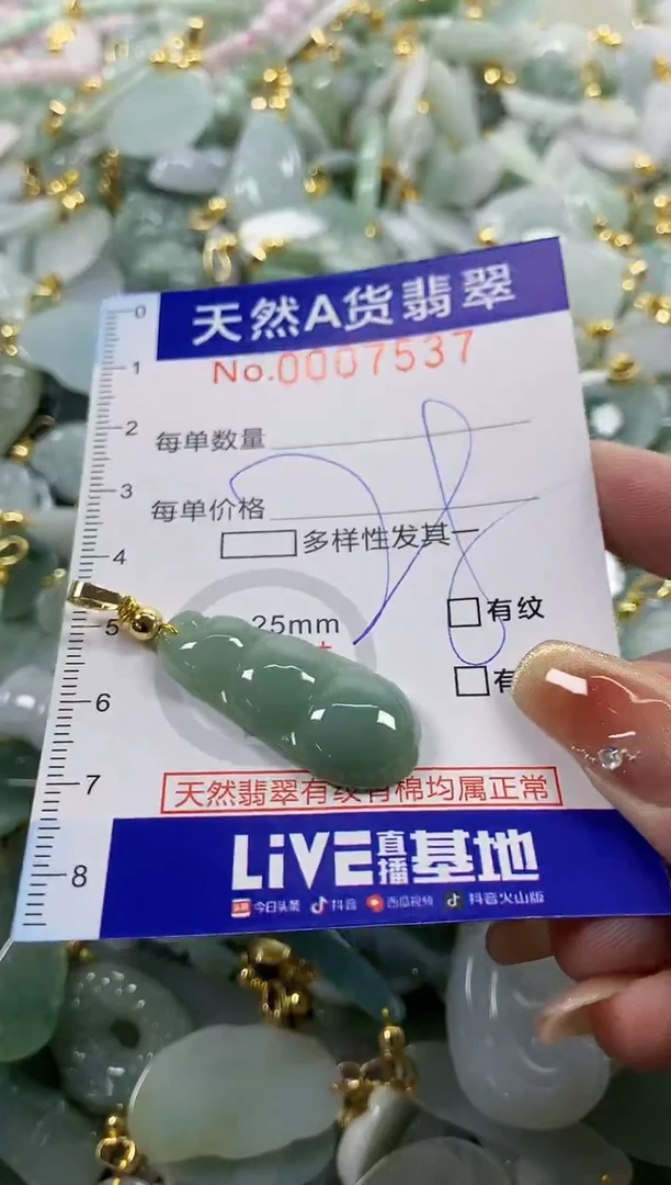 颈饰未镶嵌翡翠天然A货翡翠