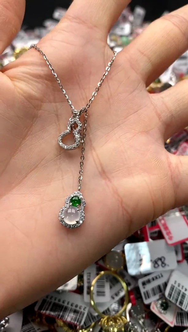 【闪购商品】翡翠戒指银S925镶嵌6666666    7