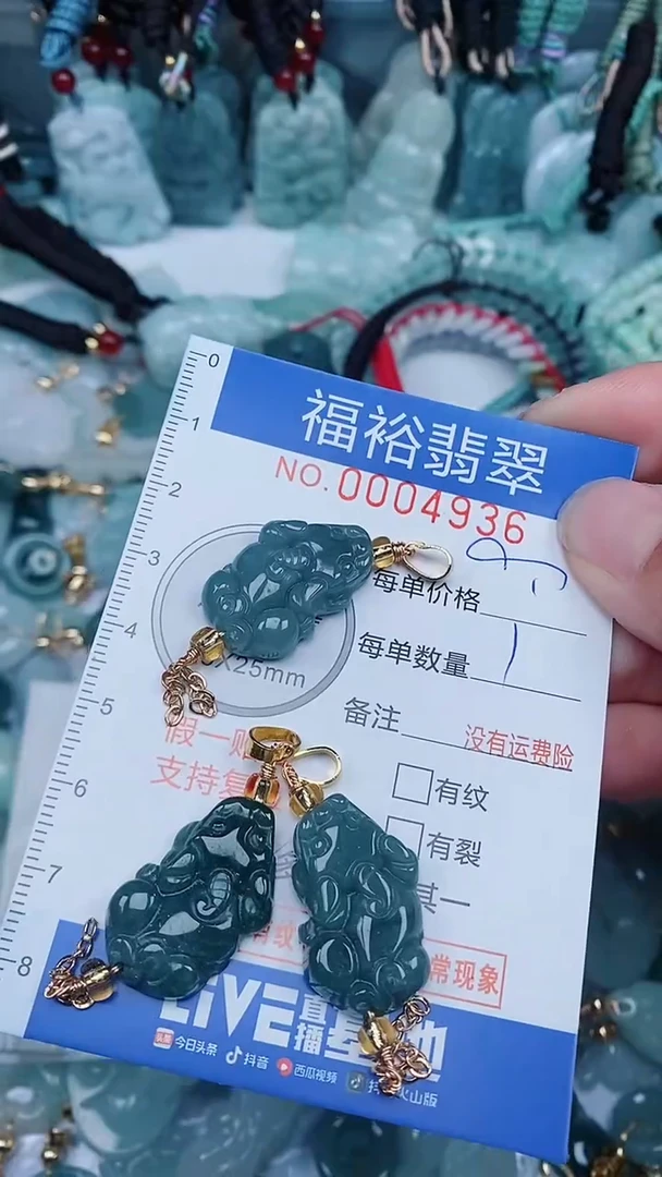 【闪购商品】翡翠颈饰未镶嵌...0004936多样性发其一