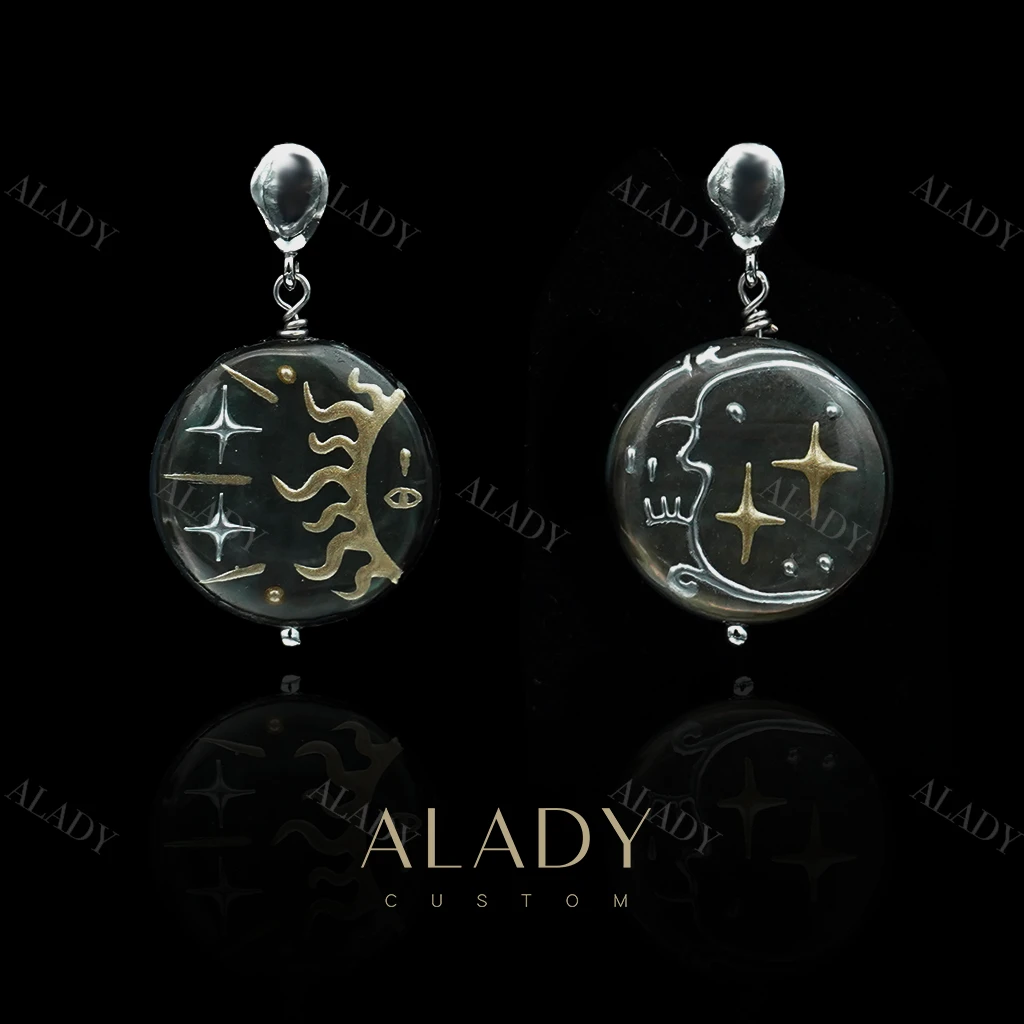 合金耳饰 人鱼之泪高级感时尚款耳钉