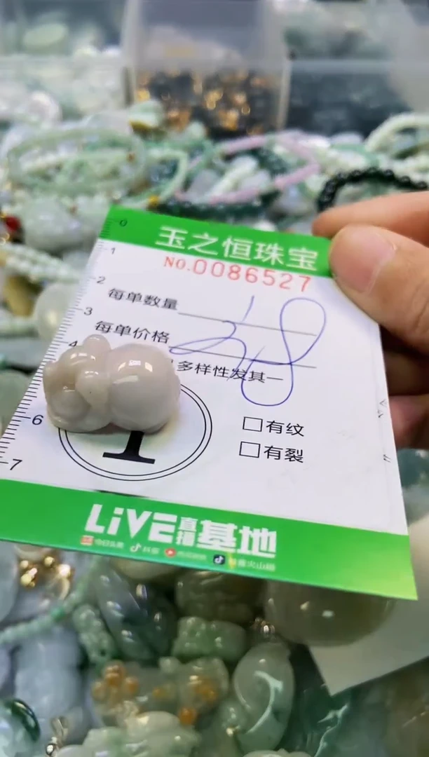 翡翠未镶嵌颈饰闪购0086527