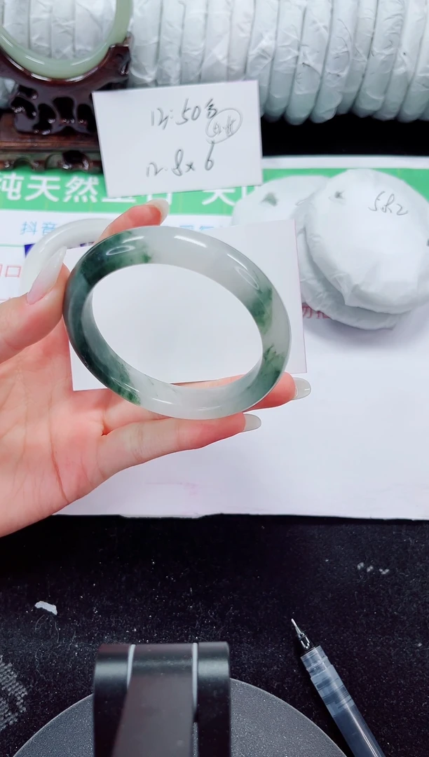 未镶嵌手镯石英质玉324-54/55