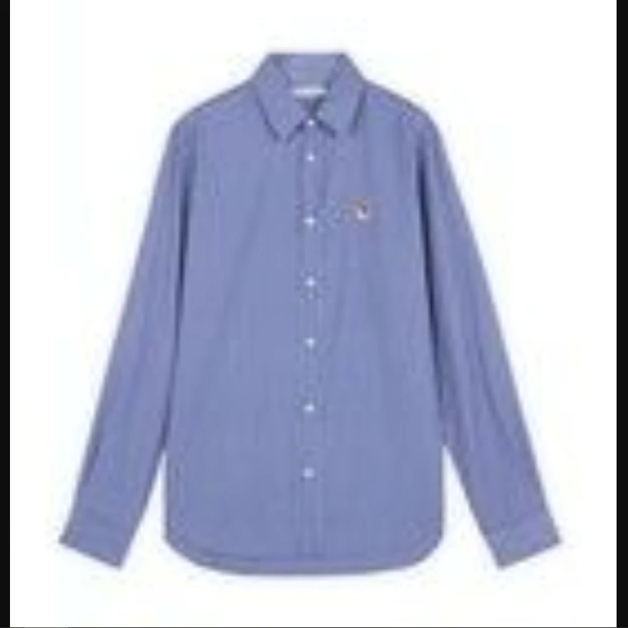 【SNDMAISON KITSUNE 设计师品牌】SND AW24 狐狸头经典条纹衬衫