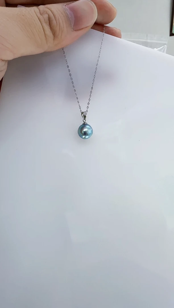 银S925镶嵌海水珍珠DA珍珠9-10 y122