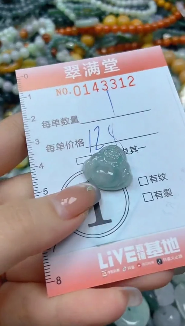 翡翠未镶嵌颈饰闪购0143312