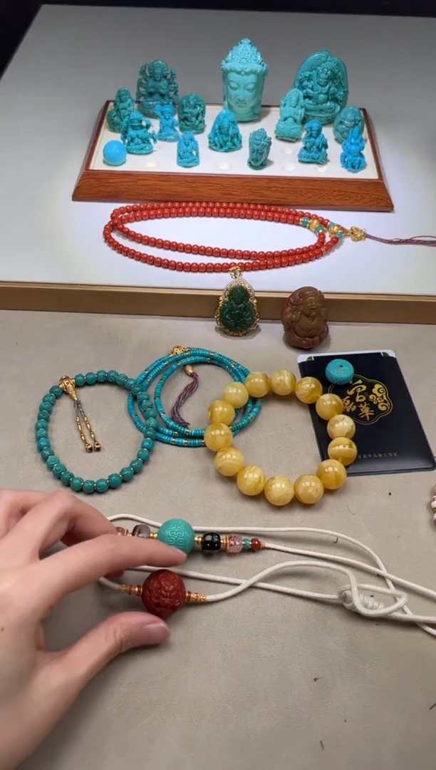 【闪购商品】南红玛瑙配饰配饰18K金镶嵌配饰配饰