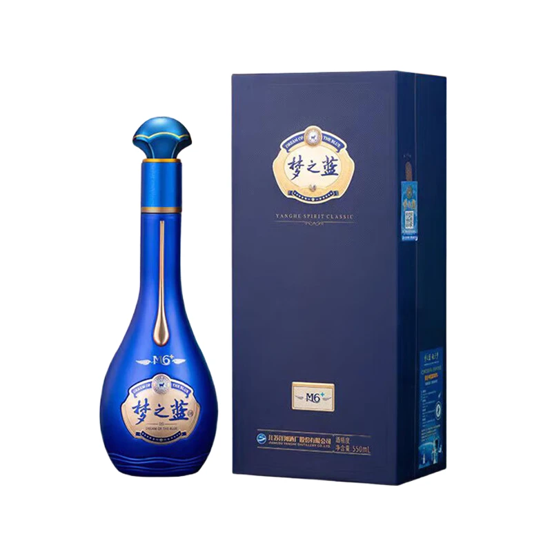 洋河 梦之蓝M6+ 52度550ml*1瓶（版本年份随机发）白酒