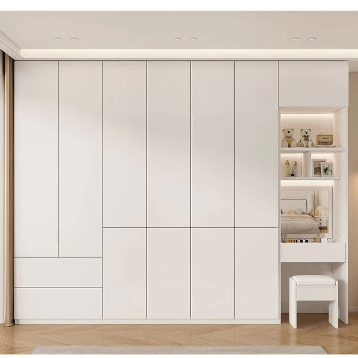 衣柜卧室家用实木挂衣柜简易成品衣橱主卧经济型