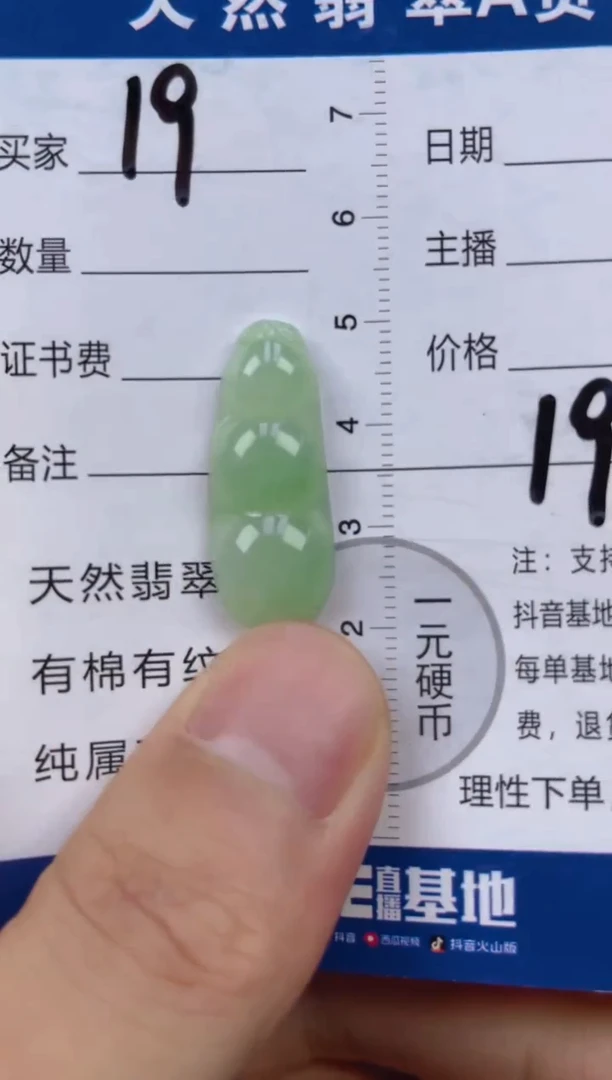 翡翠未镶嵌颈饰天然A货翡翠