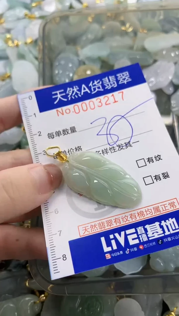 颈饰未镶嵌翡翠天然A货翡翠