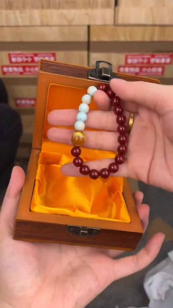 品茗文玩阁单圈手串链接@@SP364