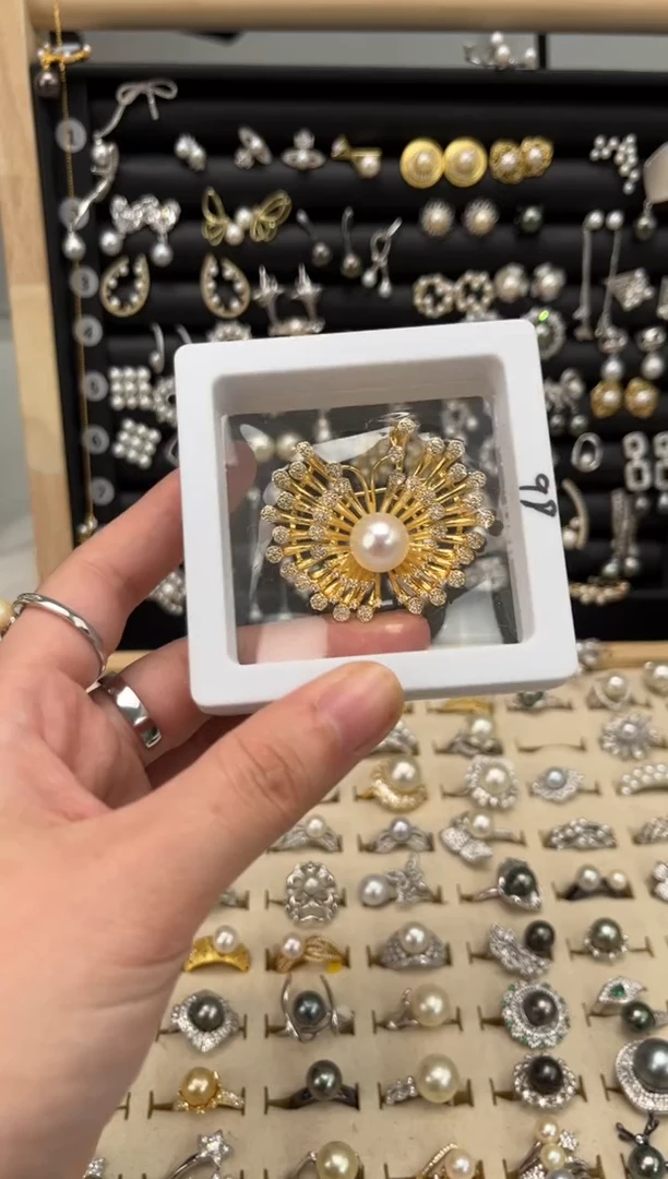 合金淡水珍珠胸饰淡水合金胸针