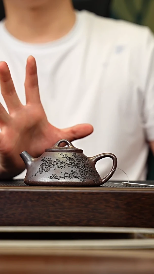茶壶紫砂宜兴原矿 手工 紫砂壶容量170CC