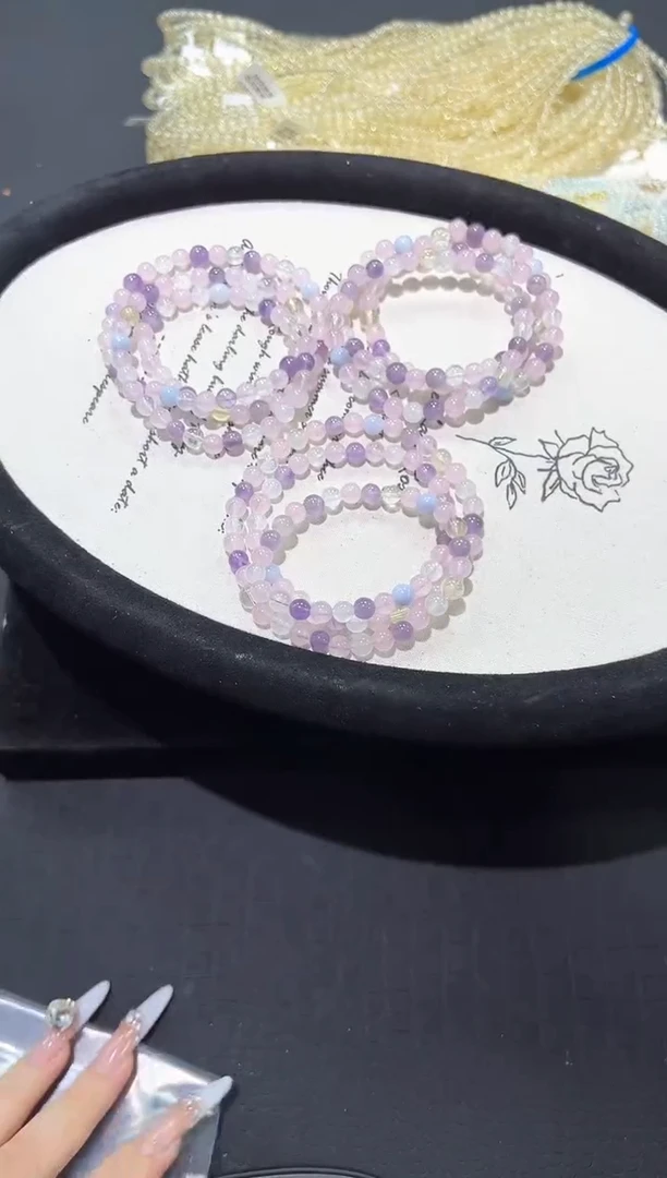 水晶手串未镶嵌15Q多样性发其一【1条】默认微瑕