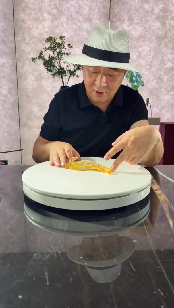 摆件CS0202010螭龙水晶琉璃笔架