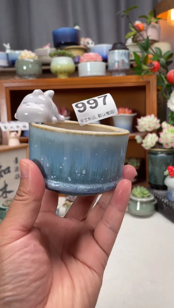 瓷片997知木小芳花盆