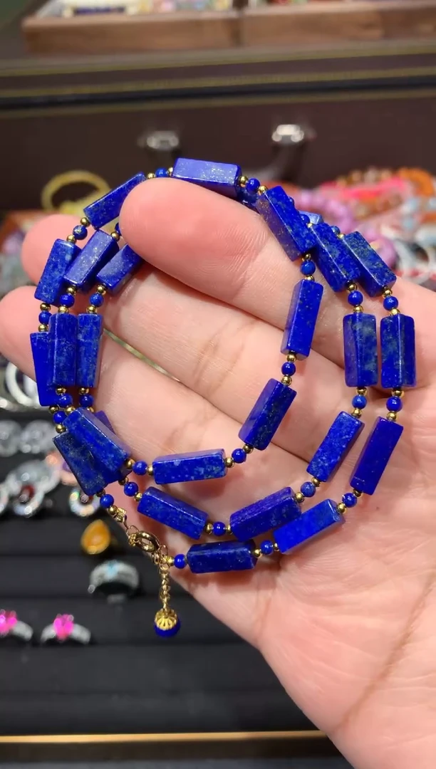 未镶嵌青金石手链Y37【多样性发其一】