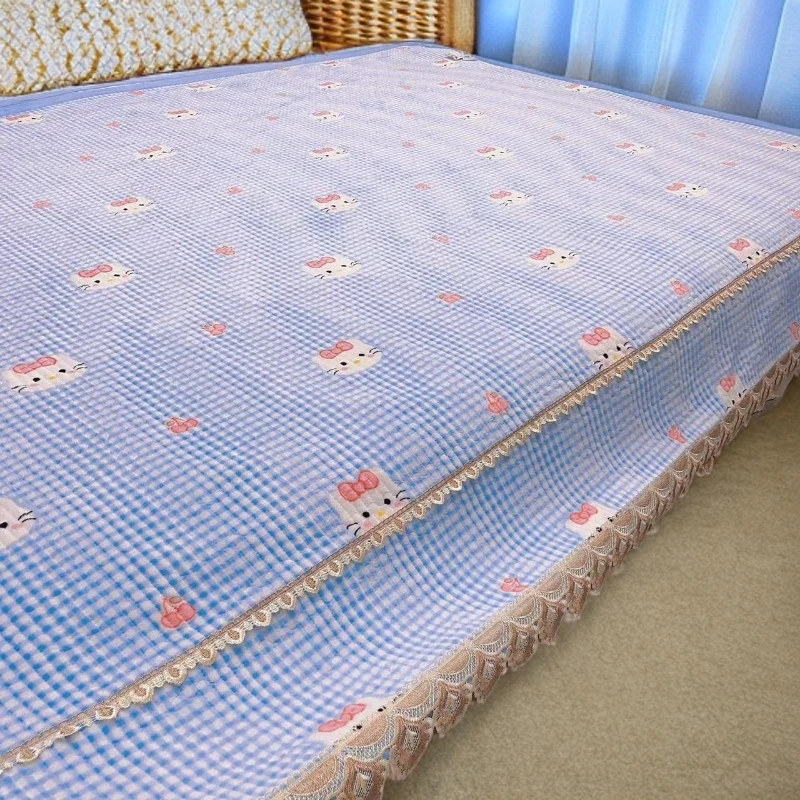 牛奶绒宝宝绒榻榻米大炕床盖毛毯秋冬季双人床单加厚防滑夹棉