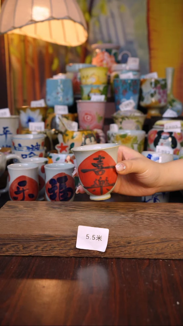 摆件泥垚手作 景德镇手工手绘器物