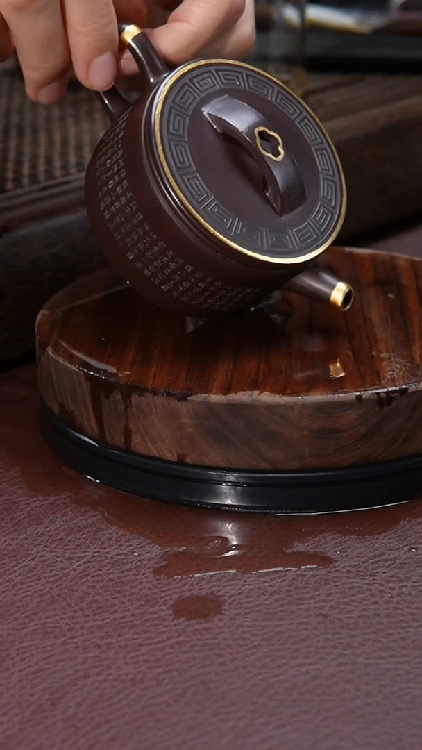 【闪购商品】紫砂茶壶描金微雕刻绘紫砂壶