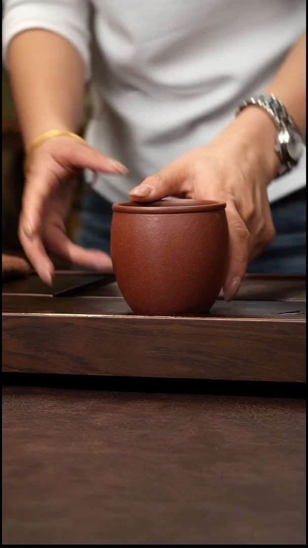 茶壶紫砂红降坡大缸杯