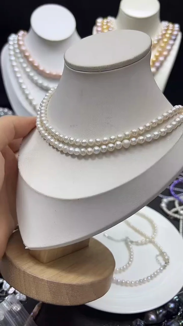 淡水珍珠未镶嵌颈饰多人