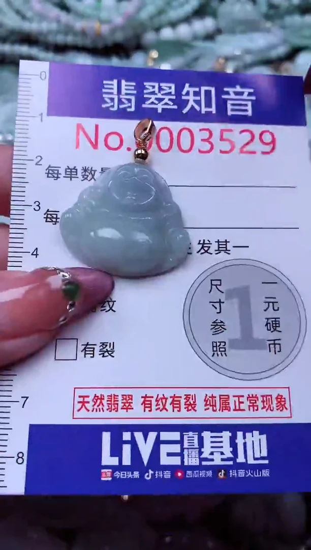 吊坠(不含链)未镶嵌翡翠529