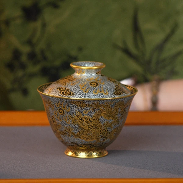 【央广甄瓷】-溢珍堂-堆金金龙升渊盖碗