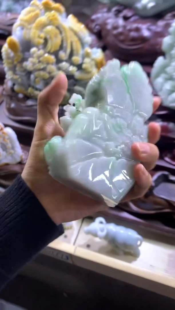 未镶嵌摆件翡翠用****3翡翠摆件