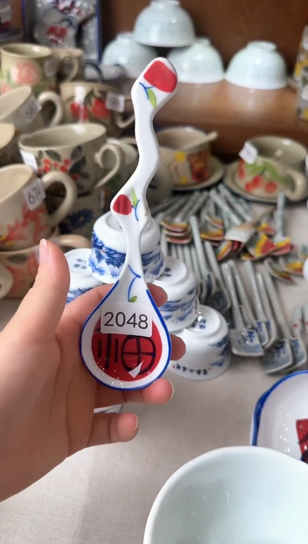 勺子景德镇手工陶瓷勺子