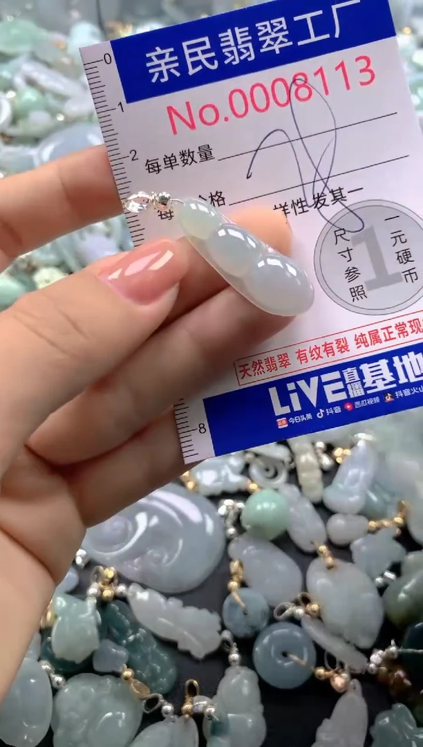 颈饰未镶嵌翡翠8113
