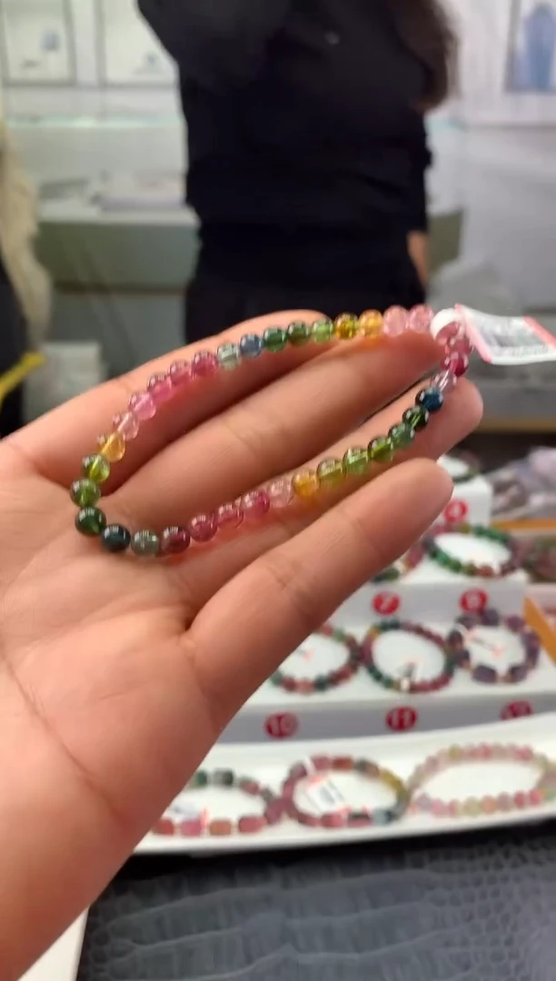 未镶嵌手串碧玺多样性发一条