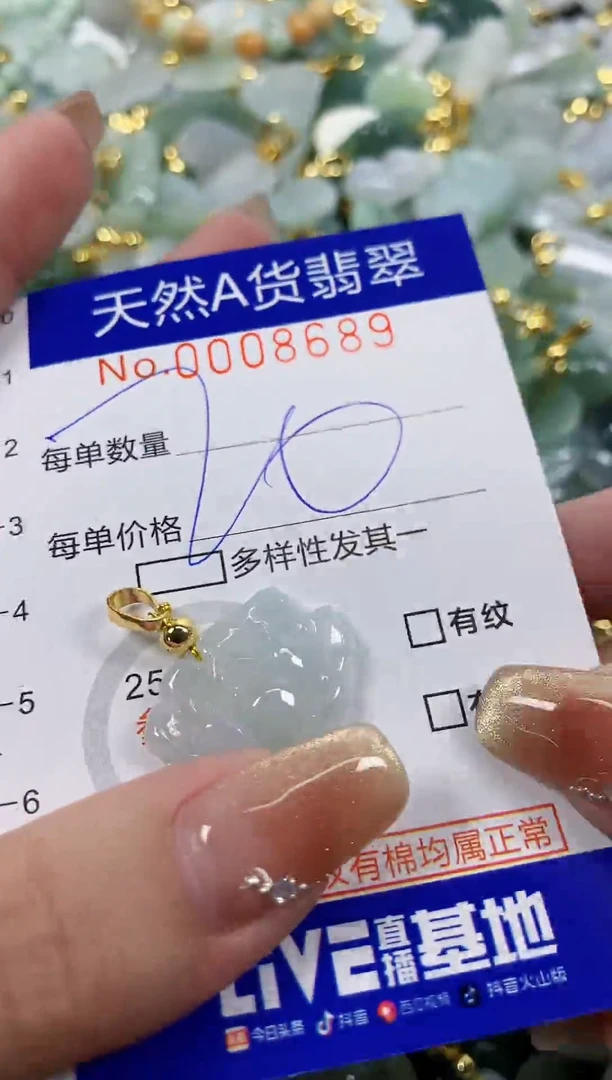 颈饰未镶嵌翡翠天然A货翡翠