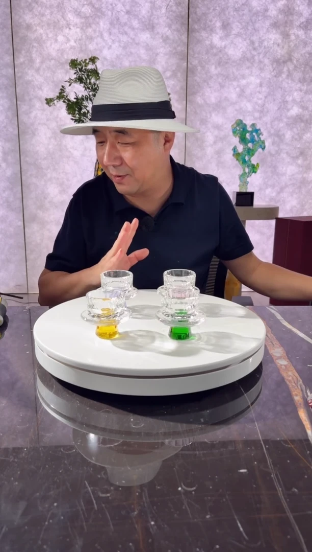 摆件璨石美学花茶杯4碟4杯