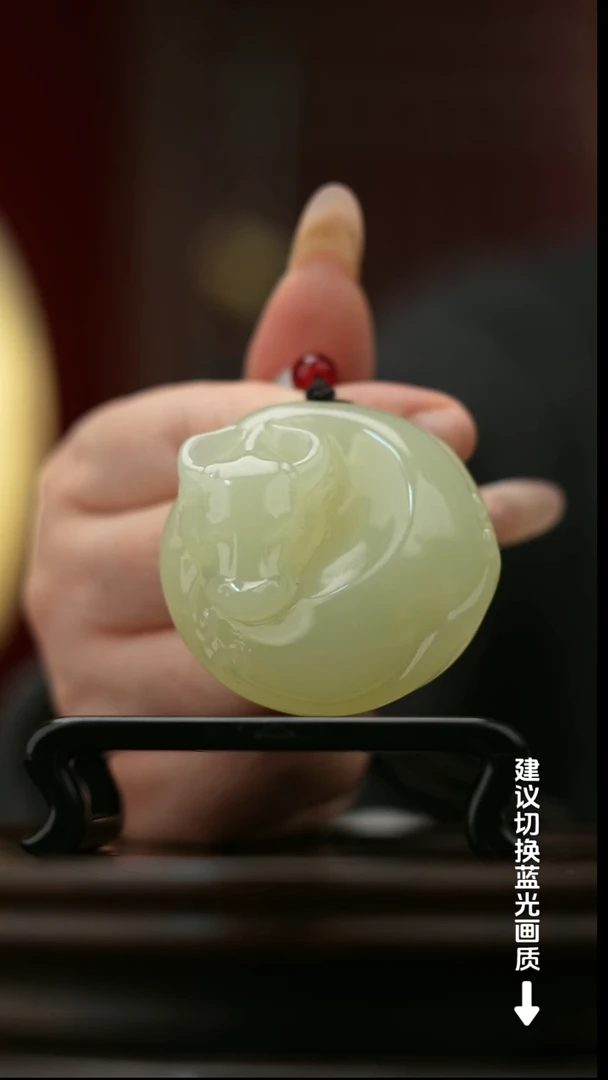 玉【扭转乾坤】天然玉石手把件