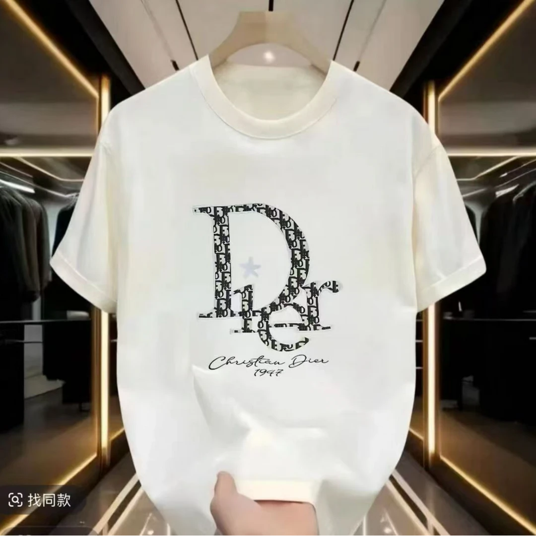 【一折粉丝福利】夏季男女同款百搭时尚潮牌短袖T恤