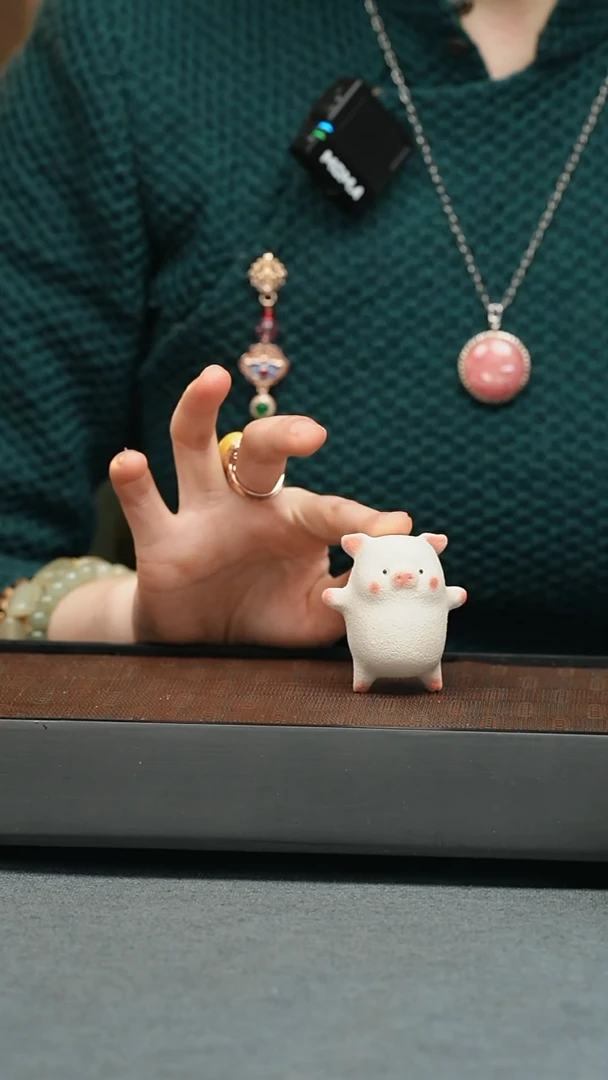 【闪购商品】杯茶宠-躺平猪（白）