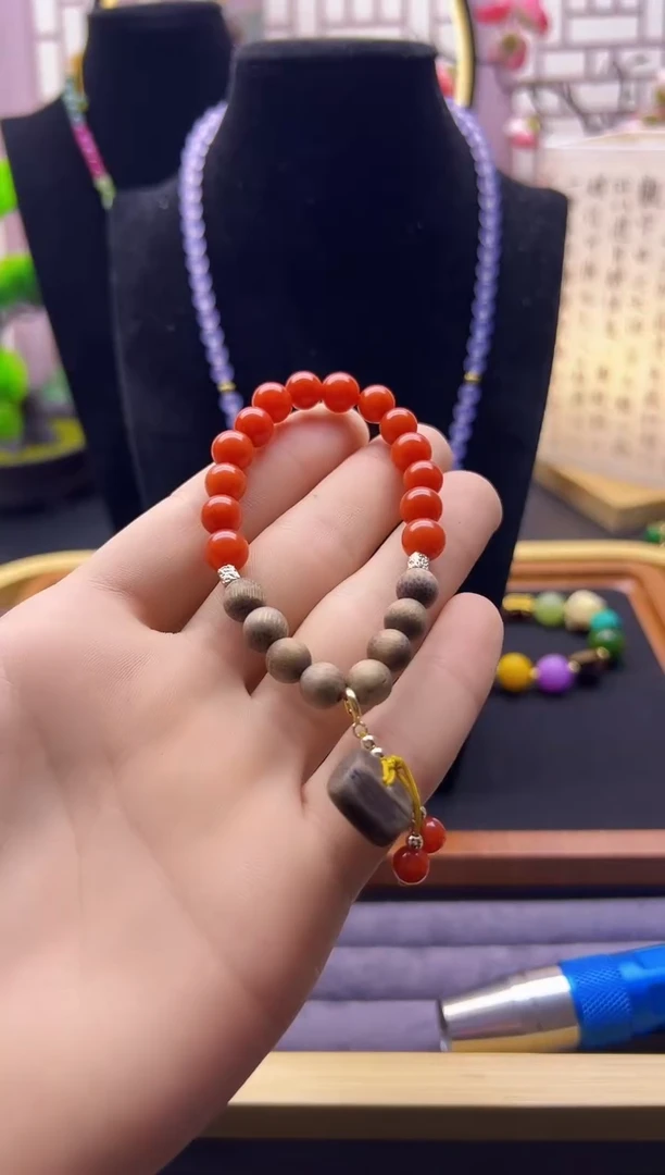 【闪购商品】翡翠手链14K金镶嵌SSSS