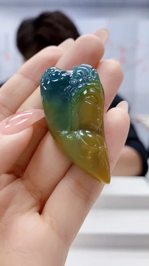未镶嵌定制翡翠5154ty-毛货挂件111