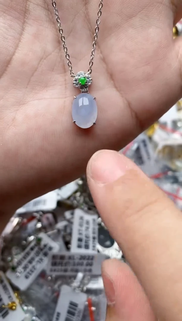 【闪购商品】翡翠戒指银S925镶嵌55555---4