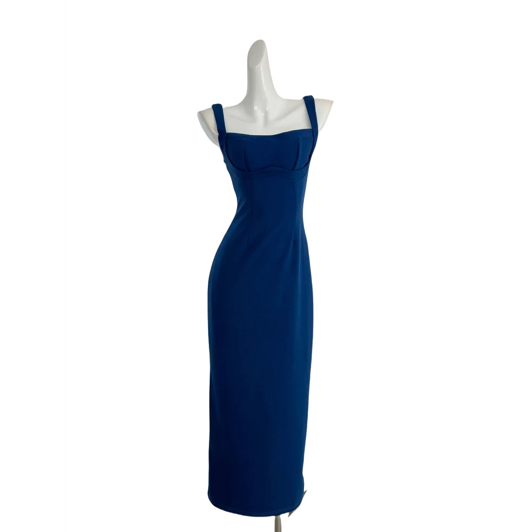 猪猪头家【罗曼蒂克】气质姐系穿搭连衣裙显白显瘦长裙肩带不可调节