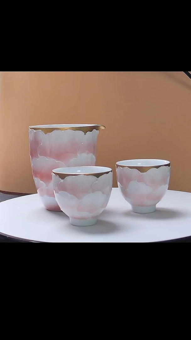 组合装粉色公倒杯+2杯组合装