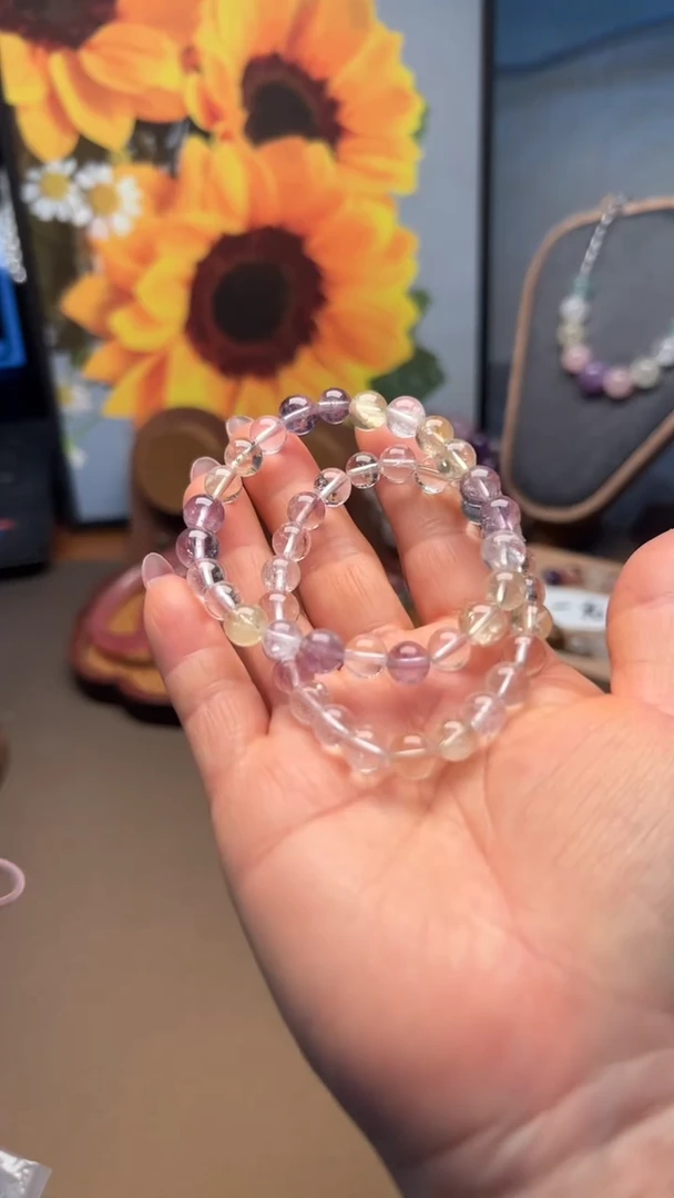 未镶嵌手串水晶一套